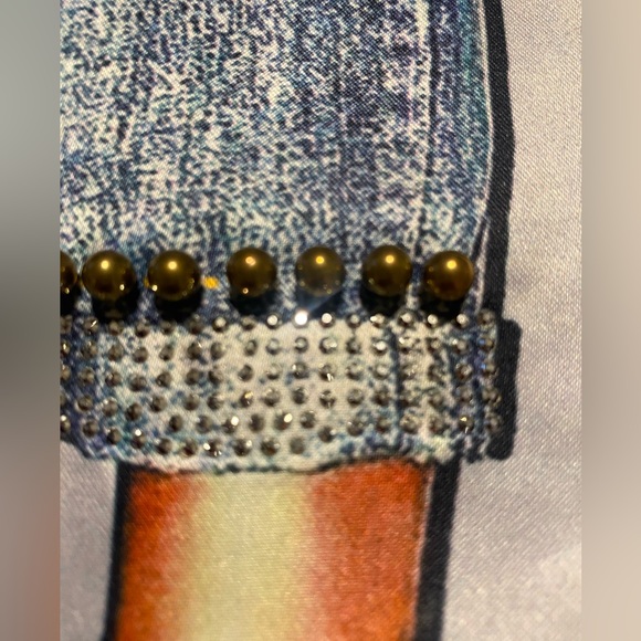 NWOT A’JUMMA EMBELLISHED BLOUSE - Picture 5 of 5